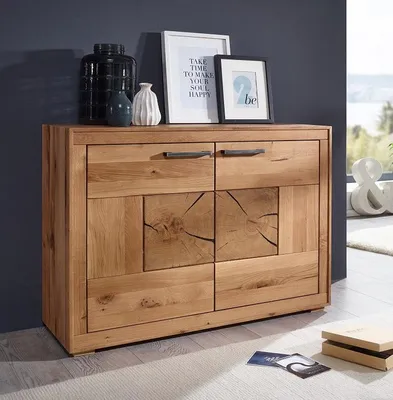 Produktbild von Sideboard 114 cm "Danzig" Wildeiche geölt