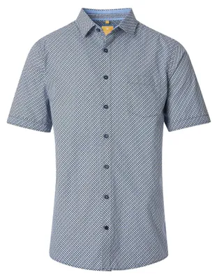 Produktbild von Redmond Herren Freizeithemd Kurzarm (251445990), Größe:XXL, Farbe:Grün(60)