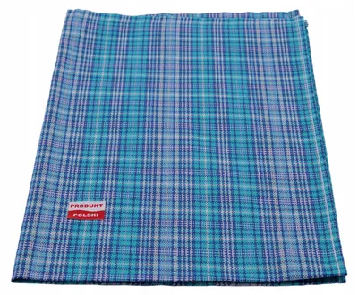 Produktbild von Zwoltex Potrero Küchenhandtuch Türkis Kariert 50x70 cm Baumwolle