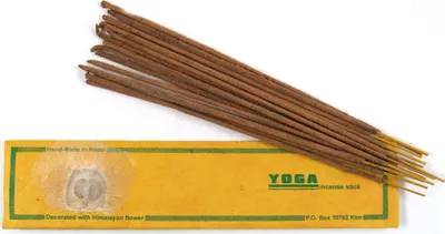 Produktbild von Handmade Räucherstäbchen aus Nepal, Himalayan Flower Incense - Yoga, Gelb, 22,5*5*0,3 cm, Räucherstäbchen aus Tibet, Nepal
