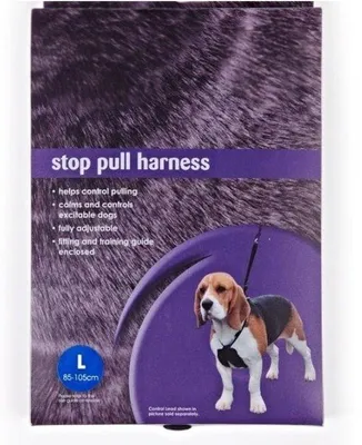 Produktbild von Famanu Anti-Zieh-Hundegeschirr - L - verstellbar - komfortabel für Hunde - aus atmungsaktivem Material - mit stabilen Schnallen und reflektierenden