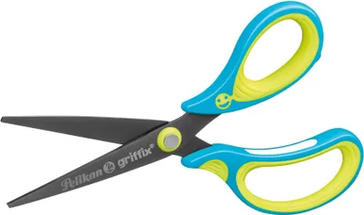 Produktbild von Pelikan griffix Schulschere spitz Neon Fresh Blue 150 mm
