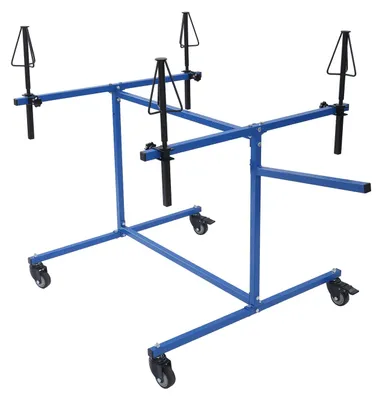 Produktbild von Felgenlackierständer, Ergonomischer Griff, Drehbares Design, Blau