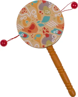 Produktbild von Drehtrommel Musikinstrument aus Holz für Kinder