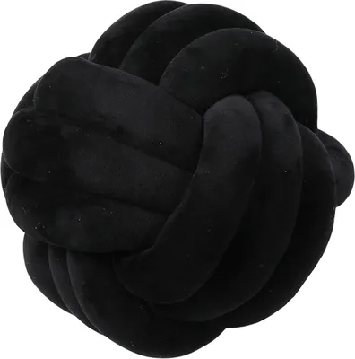 Produktbild von Kissen 27cm Knoten Knot Kissen Knotenkissen Kopfkissen Nordische Einfachheit Kreativität Geknotetes Kissen zierkissen Plüschkissen Cushion Nachbildung - Schwarz