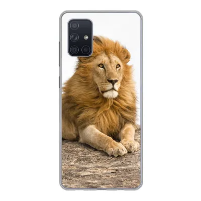 Produktbild von MuchoWow® Handyhülle Schutzhülle Hülle für Samsung Galaxy A51 Löwe - Mähne - Tier Silikon Softcase Handy Hülle - Schutzabdeckung