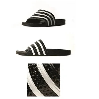 Produktbild von Adidas Originals Adilette Badeschuhe verschiedene Farben, Farbe:schwarz/weiss, Schuhgröße:EUR 42