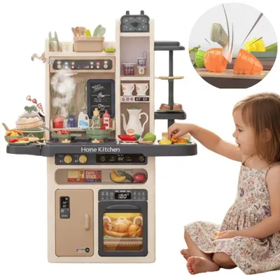 Produktbild von Woopie Interaktive Spielküche mit Dampfhahn und Wasserzirkulationseffekten, 88-teilig