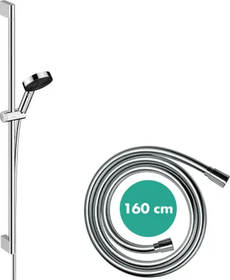 Produktbild von Hansgrohe Brauseset Pulsify 105 3jet Relaxation EcoSmart mit Brausestange 900mm chrom