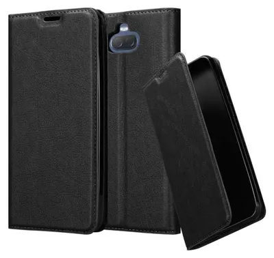 Immagine prodotto di Cadorabo cover per Sony Xperia 10 PLUS cover protettiva in nero custodia per cellulare cover chiusura magnetica
