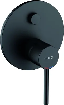 Obrázek produktu pro Kludi Bozz UP vanová/sprchová sada Push s funkční jednotkou, matně černá, 1 ks.