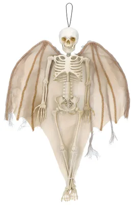 Zdjęcie produktu dla Wiszący szkielet anioł 40 cm | Dekoracja na Halloween
