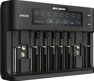 Zdjęcie produktu dla Ładowarka akumulatorów AlzaPower AP820B