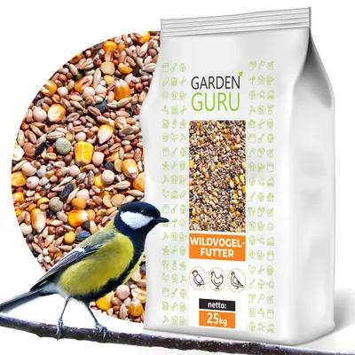 Produktbild von Vogelfutter Wildvogelfutter 25kg Ganzjahresfutter für Vögel Hühner Tauben 25 kg