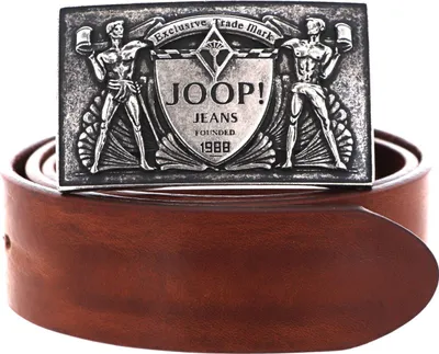 Produktbild von JOOP! Leder Gürtel Buckle Jeans Belt 4,0 CM W105 Cognac braun