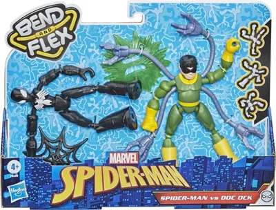 Immagine prodotto di Hasbro F02395L0 Marvel Bend and Flex Tuta Nera Sp