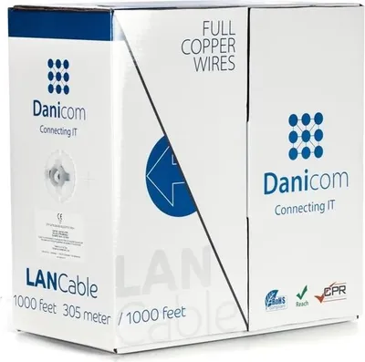 Produktbild von DANICOM CAT6 UTP 305m Starrleiter - LSZH (Dca)