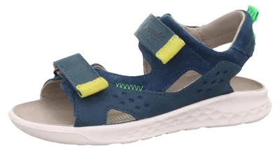 Image de Superfit Lagoon Midi : Sandales bleues pour garçons, chaussures de loisirs