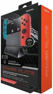Immagine prodotto di Bionik Power Plate Stazione di ricarica per Nintendo Switch Nero Nero Taglia unica