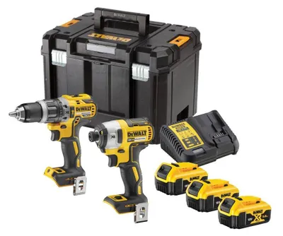 Obrázek produktu pro DEWALT KOMBINOVANÁ SADA 18V DCK266P3T (DCD796+DCF887) 3 x 5,0 Ah TSTAK