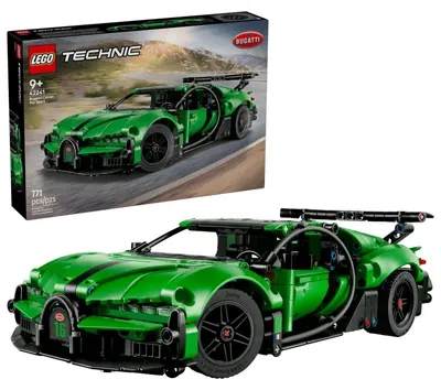 Image de LEGO Technic Hypercar verte Bugatti Chiron Pur Sport, Kit de construction, 9 ans et plus, Plastique, 771 pièces, 1,04 kg