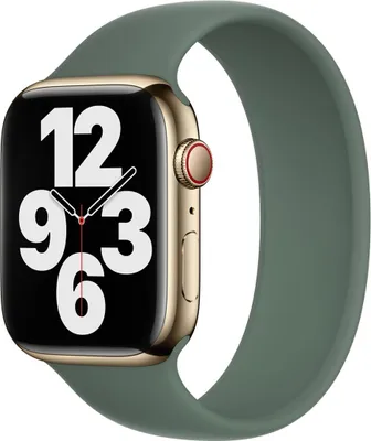 Produktbild von Silikon Solo Loop für das Apple Watch | 44/45/46/49 mm - Größe 12 - Eucalyptus