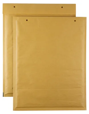 Produktbild von Kaenguruh Luftpolstertasche, Haftklebung mit Abdeckstreifen kraft braun 75 g. TypH/Gr.5 Aussenm.290*370, Innenm. 270*360