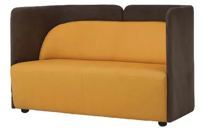 Produktbild von Sofa Leder Sofa 2 Sitzer Sofa Polster Sofas Design Luxus Moderner Doppelsofa