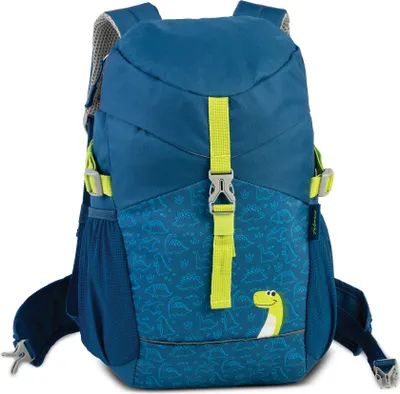 Obrázok produktu pre Turistický batoh pre deti dinosaurus - Detský batoh trekkingový outdoorový tmavomodrý