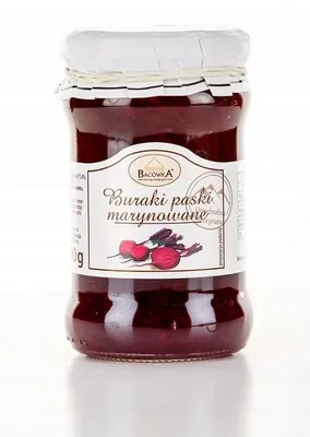 Zdjęcie produktu dla Buraki paski marynowane 290g Bacówka
