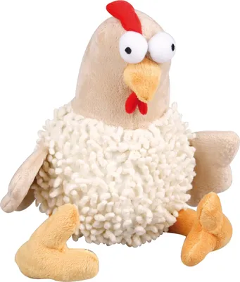 Image de Karlie Flamingo Poulet en peluche Big Chicken - 30 cm