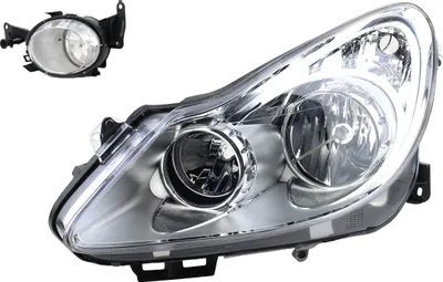 Produktbild von Scheinwerfer passend für Opel Corsa D 07/2006 -12/2010 H7 H1 Li. + Nebel 1216189 93189357 1710377 13262573 Johns