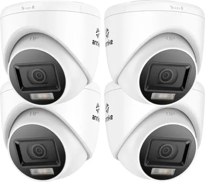 Zdjęcie produktu dla Kamera bezpieczeństwa, rozdzielczość 4K, noktowizor, kamera 4 szt
