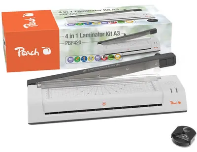 Immagine prodotto di Laminatore Peach PBP420 Laminatore 4 in 1 A3 e taglierina A4 PBP420
