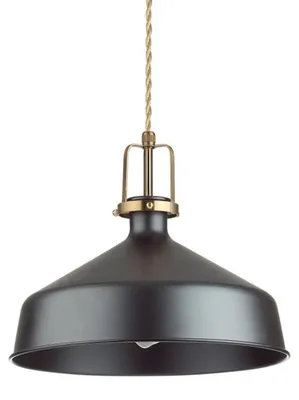 Produktbild von Aufhängung Industrial-Minimal Eris-1 Metall Schwarz 1 Licht E27