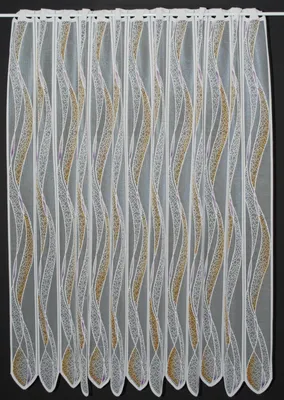 Produktbild von Gardinen Kranzusch Scheibengardine Welle 150x172,5 cm H/B lila/orange Bistrogardine Vorhang Küche 1er Pack