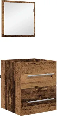 Obrázek produktu pro vidaXL Koupelnový nábytek se zásuvkami hnědý 41 x 38,5 x 48 cm