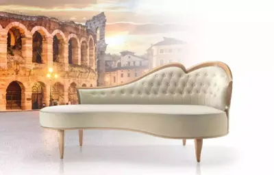 Obrázok produktu pre ležadlo Chesterfield Klasický dizajnérsky nábytok Textilné čalúnenie
