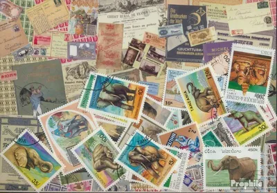 Produktbild von Briefmarken Motive 25 verschiedene Elefanten Marken