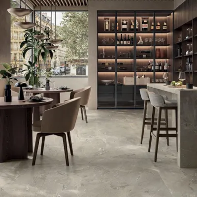 Productafbeelding van CASA39, porseleinen vloertegel met steeneffect, 30x60 cm, Panaria Ceramica Revel