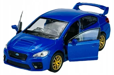 Produktbild von Welly Subaru Impreza WRX STi blau Metallmodell 1:34