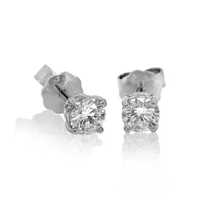Produktbild von Brillant Diamant Ohrstecker Paar 750/- Weißgold 18 Karat Gold 0,80 ct G/VS1