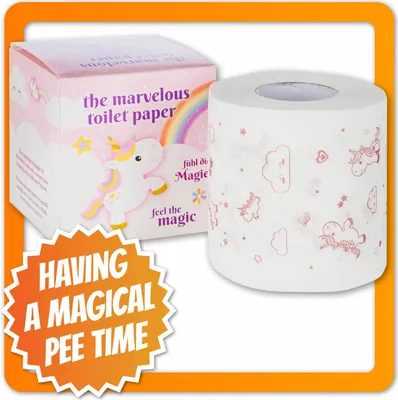 Obrázok produktu pre Toaletný papier Unicorn s vôňou popcornu