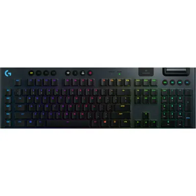 Produktbild von Logitech G 920-009500, Kabellos, RF Wireless + Bluetooth, Mechanischer Switch, QWERTY, RGB-LED, Karbon