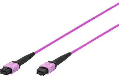 Imagen del producto de Digitus DK-2566-10/4, 10 metros, fibra óptica OM4, conector MPO/MTP, conector MPO/MTP