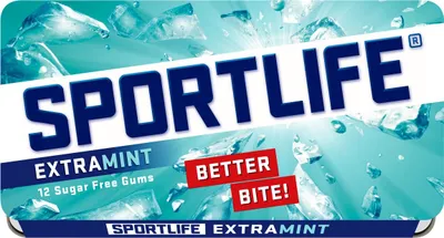 Produktbild von Sportlife Kaugummi Extramint 24 x 18 Gramm Lakritz