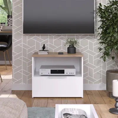 Obrázek produktu pro Nízký nábytek pod televizi Vicco Wido Bílá/Sonoma 60 x 50 cm se zásuvkou, Model 56265