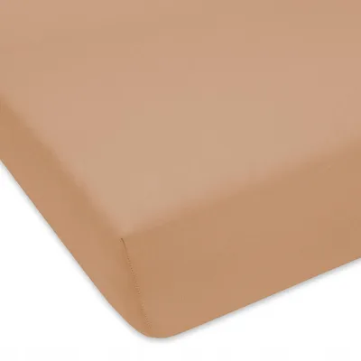 Produktbild von Designpremium Jersey Spannbettlaken Beige 70x200 cm