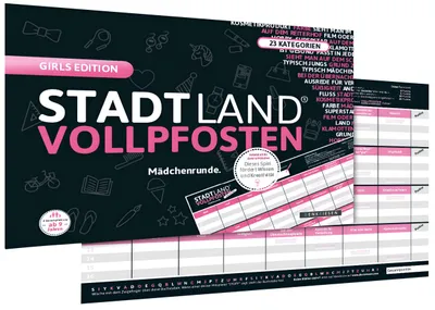 Produktbild von STADT LAND VOLLPFOSTEN® - GIRLS EDITION "Mädchenrunde"