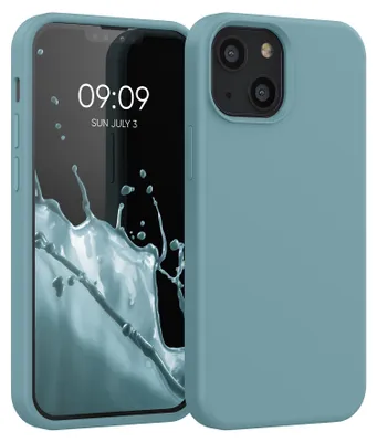 Produktbild von kwmobile Handyhülle für iPhone 13 mini Hülle, für iPhone 13 mini Case - Hülle Silikon - kabelloses Laden - Antique Stone